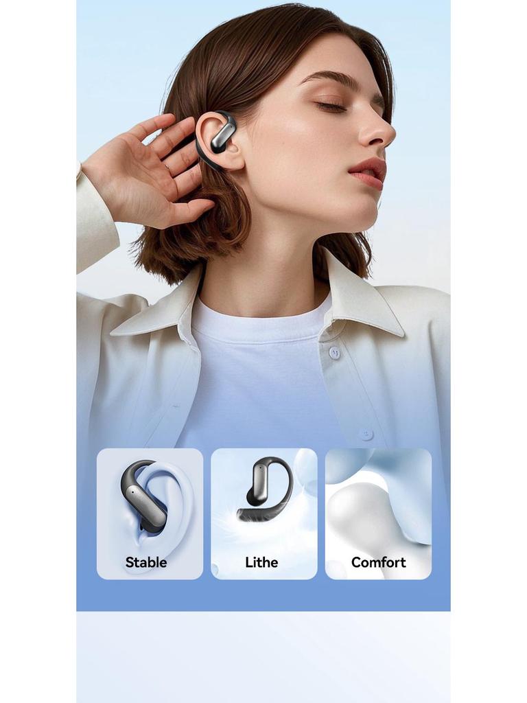 AI-Powered Sports Earhook Bluetooth Earbuds with Long Battery Life and Stylish Design