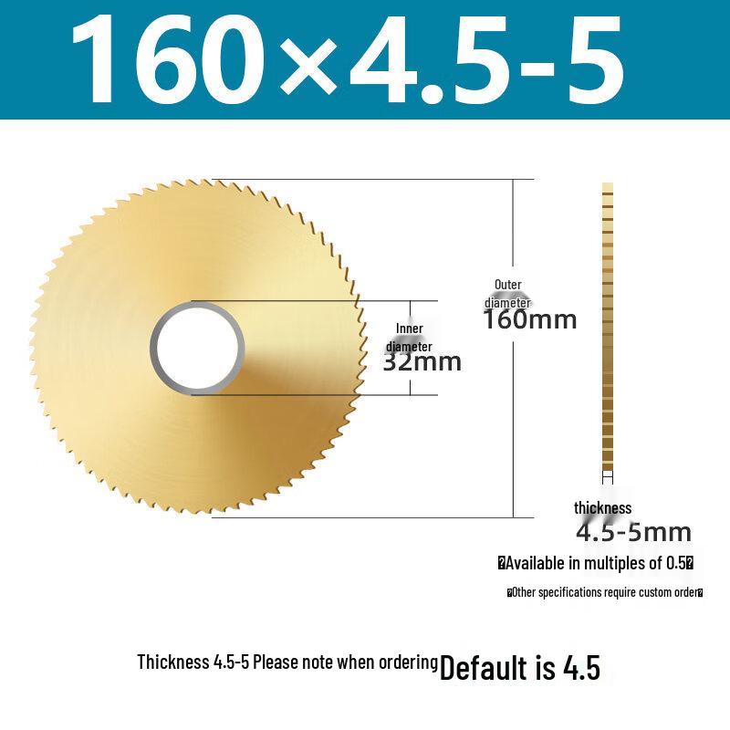 

Cobalt Titanium HSS Saw Blade Milling Cutter