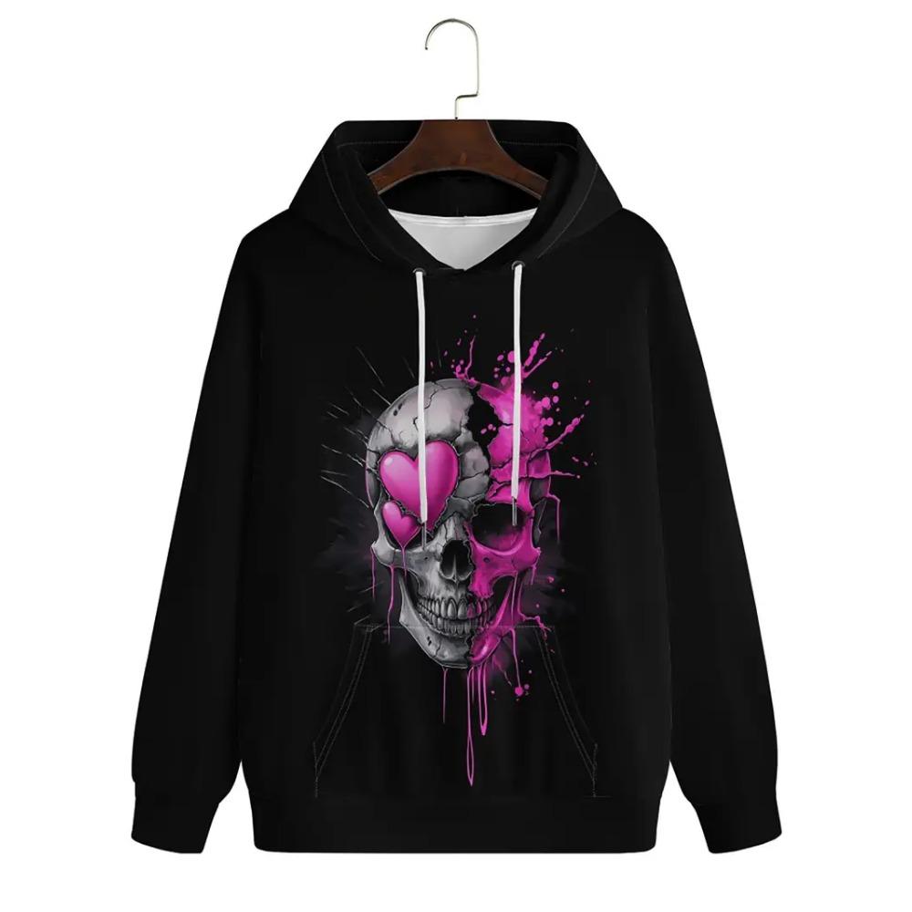 Graffiti Cartoon Pattern Man Hoodie Funny 3D Printed Sweatshirts Autumn New Casual Long Sleeves Pullover Unisex Tops Sweatshirt