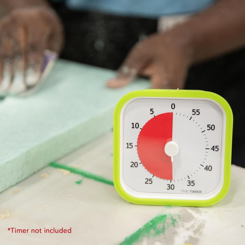 TIME TIMER MOD 9cm 60-minute Time Timer Mod (with Cover) Lime Green Time Management Learning Timer TTM9-GR-W Genuine Product