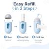Portable Dog Poop Bag Dispenser with 15 Poo Bags, Hanging Dog Waste Bag Holder for Dog Walking, Pet Garbage Bags