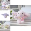 Cute Plush Rabbit Keychain Adorable Bear Doll Backpack Charm Soft Toy 16cm For Kids