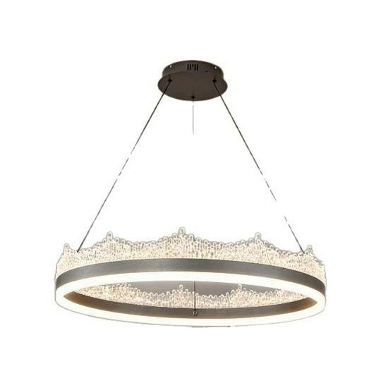 Minimalist Nordic Teardrop Chandelier: Italian Designer Modern Luxury Lighting for Living Room