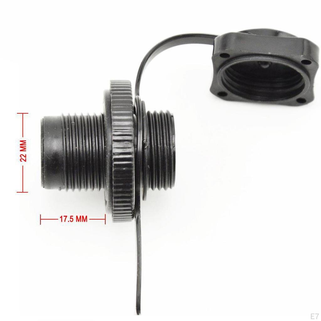 Way Air Valve Inflatable Crafts Inflation Screw for Canoes