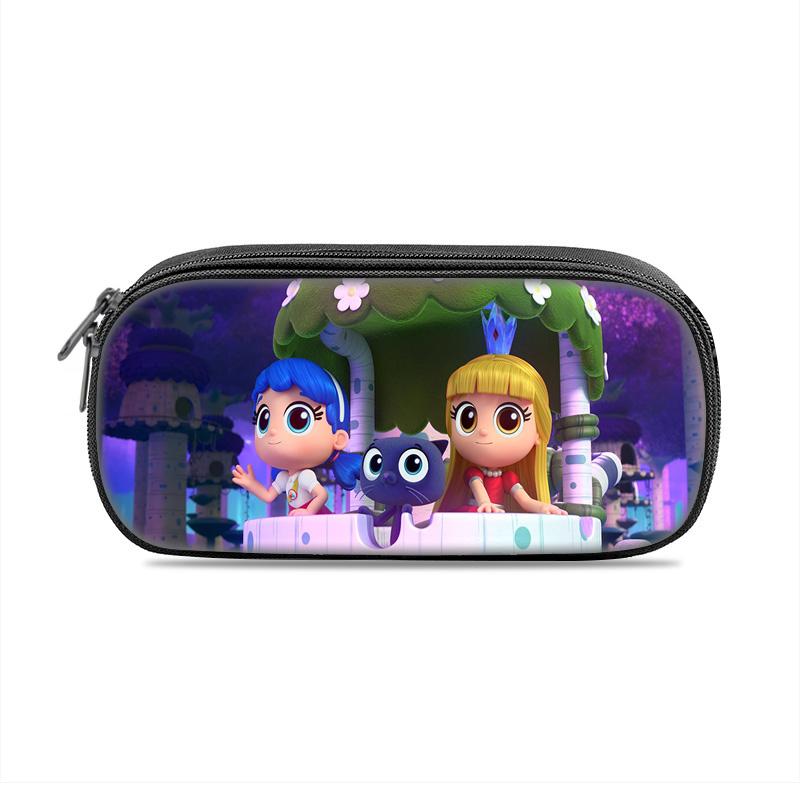 True and the Rainbow Kingdom pencil case storage pencil case large capacity cartoon print for male and female students