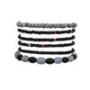 Bohemian Ethnic Style Multi-Layer Beaded Bracelet 6-Piece Set Fringed Pendant Bracelet Generation