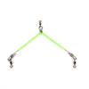 Luminous Tube Fishing Leaders Stainless Steel Anti Bite Wire Leaders Fishing Connector  For Fishing