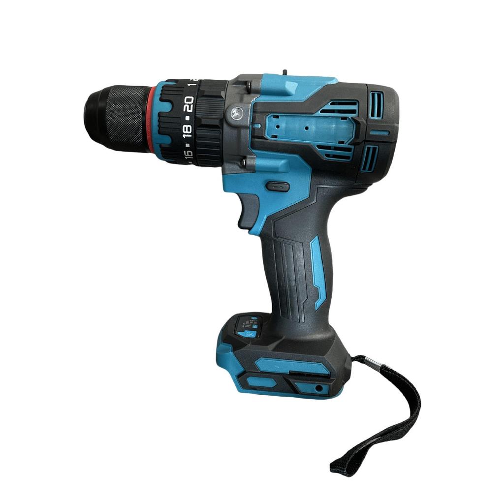 Cordless 13mm Brushless Hand Drill with Hammer Function and Rechargeable Lithium Battery