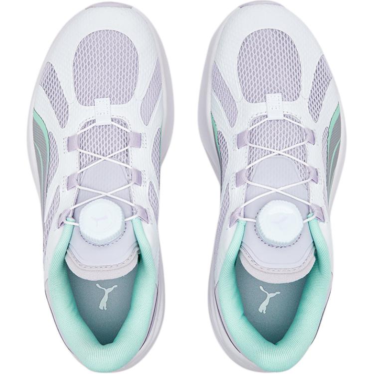 Puma Pounce Lite Disc Jr Fashion Retro Versatile Training Sprint Racing Durable Lightweight Shock Absorption Low Top Running Shoes 404329-03
