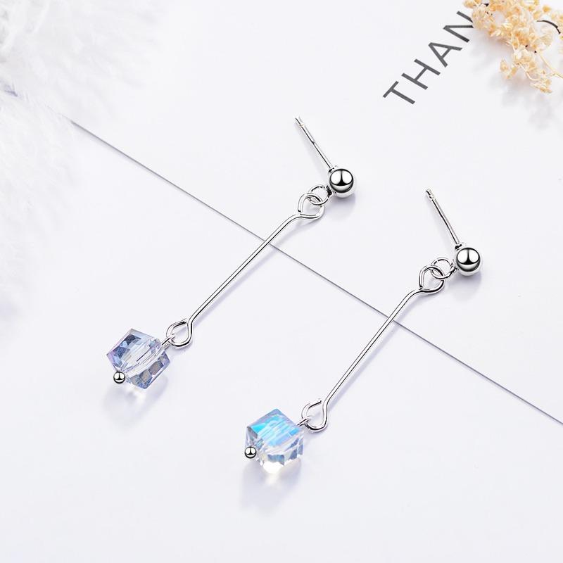 Lindon Damen-Ohrringe aus Zirkon-Kupferlegierung – Ohrringe mit Anhänger für Hochzeit, Party, Geschenk