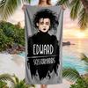 Large Beach Towel Quick Dry Absorbent Towel For Beach IndoorEdward Scissorhands