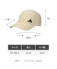 Kappe für Herren und Damen Einfache UV-Maschine Repleve [adidas] [Leicht, Pflege] Hut, Schutz, Sport, Laufen, Outdoor, Waschbar, Kappe, Beige, 57-60cm