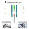 Mini Destornillador Eléctrico Inalámbrico 3.6V Li-ion Torque Ajustable Kit de Herramientas Portátil Reparación de Electrónica Bricolaje para el Hogar Azul