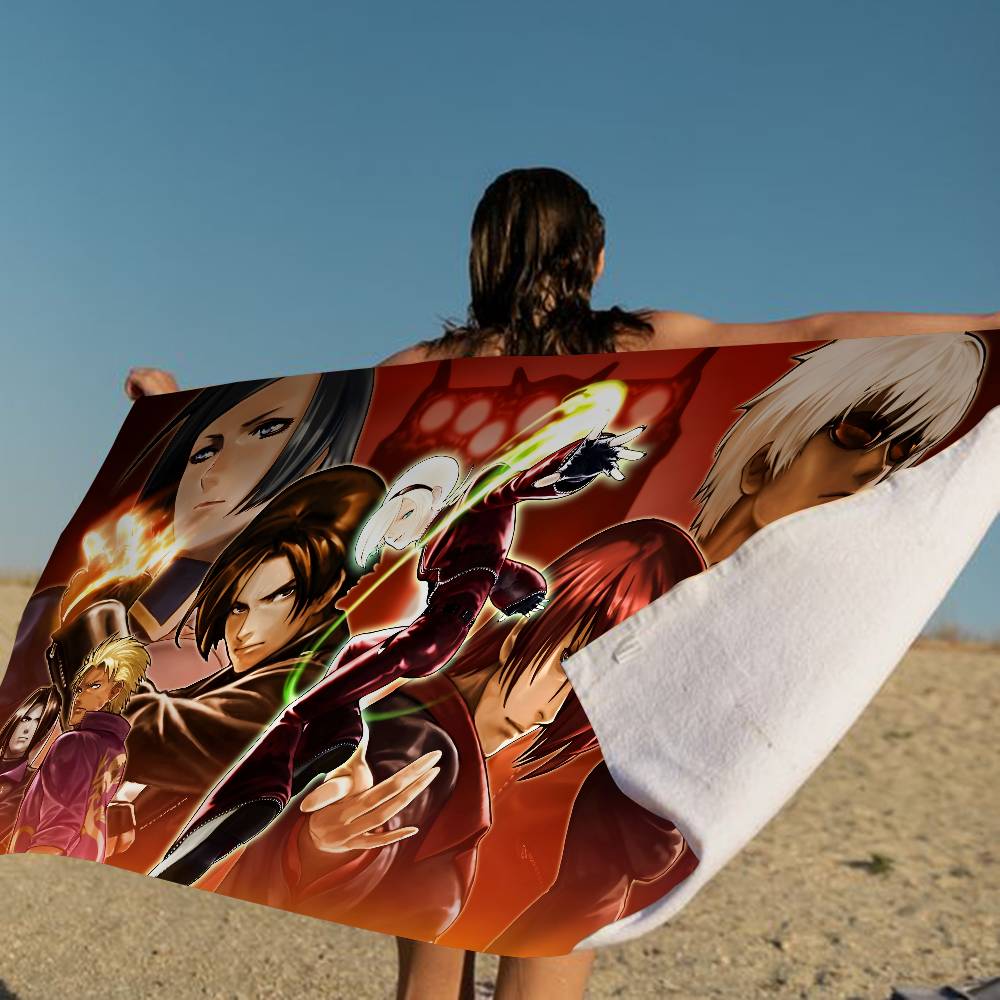 King Of Fighters Retro Game Microfiber Beach Towel Absorbent Quick Dry Soft Yoga Swimming Resort Mountain Climbing Towel
