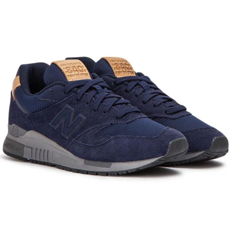 New Balance Nb 840 Fabric Leather Low Top Men Sneaker Navy ML840GRB
