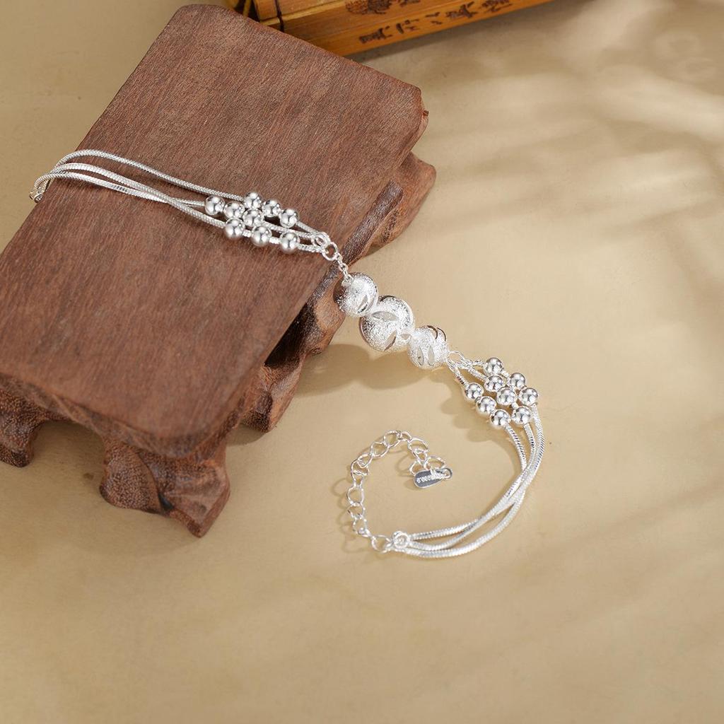 Three Lives Three Worlds Bead Bracelet: Elegant Fashion Gift for Women, Perfect for Girlfriend or Best Friend On Valentine's Day.