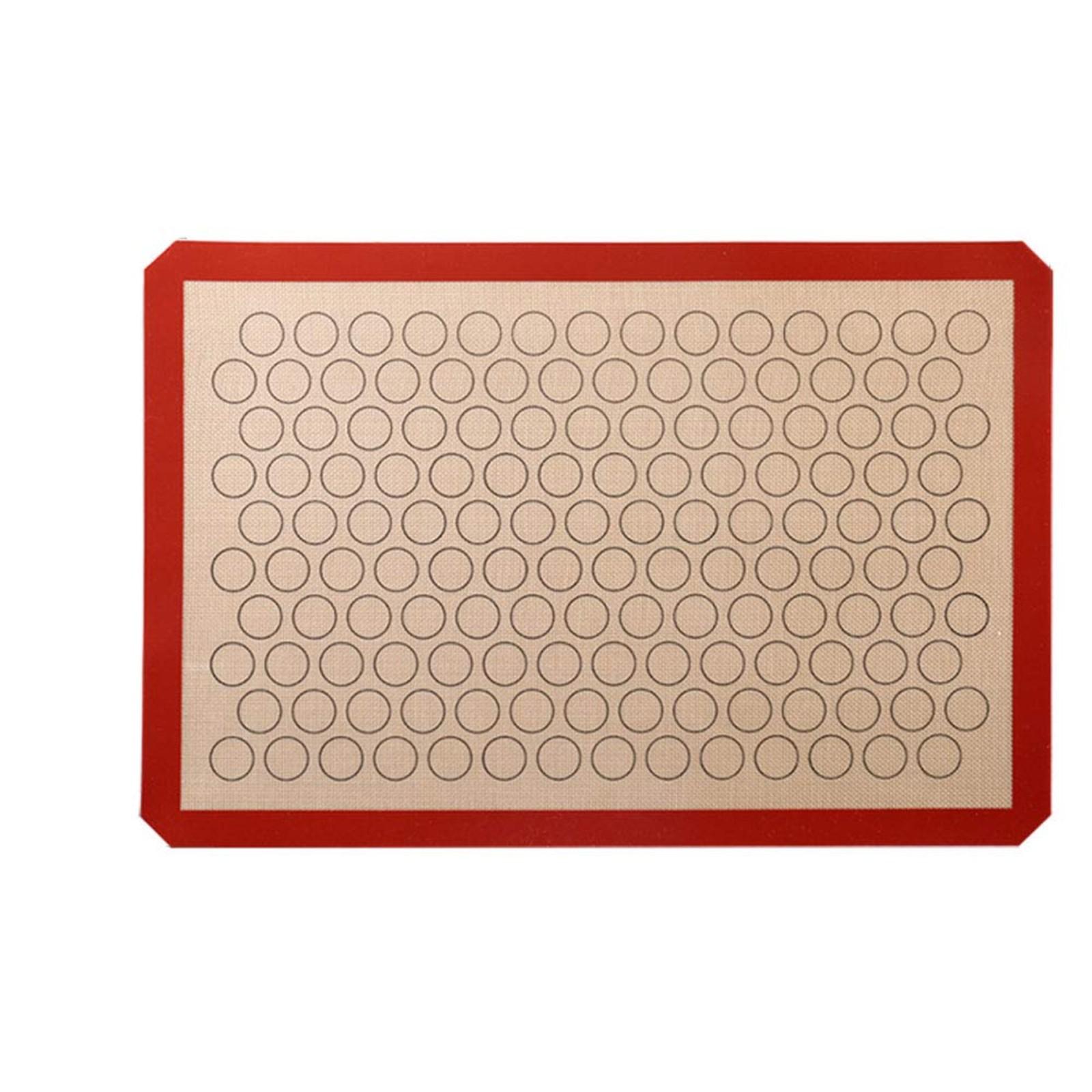 

New Silicone Baking Sheet Macaron Ring Non-stick Baking Mat Glass Fiber Mat Temperature Resistant