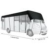 Travel Trailer Cover 210D Oxford Cloth RV Cover 21X10 Ft Caravan Roof Cover Trailer Rooftop Covers RV Winter Cover for RV Travel
