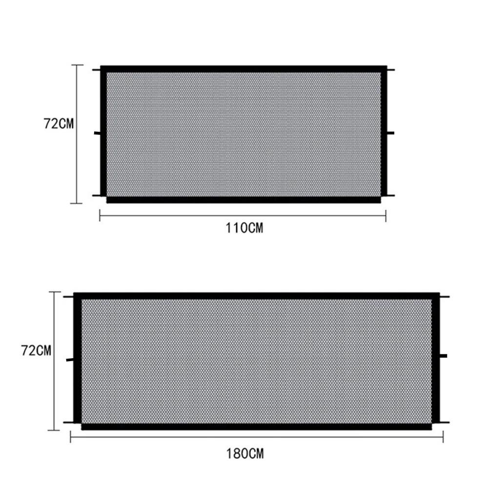 Dog Fence Netting Dog Safety Fence Doorway Barrier Pet Network Folding Breathable Mesh Play Doorway Pet Products Protect