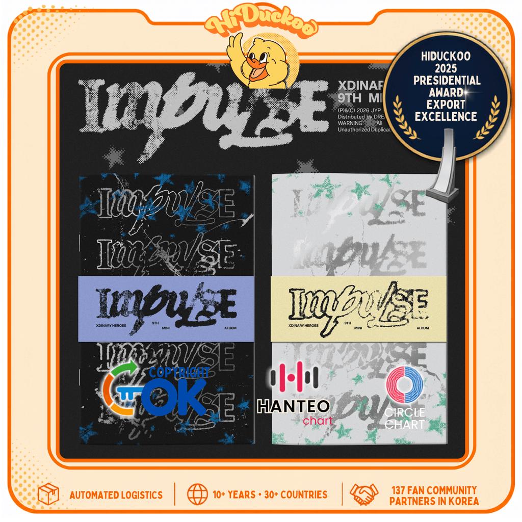 Xdinary Heroes (9th Mini Album) - IMPULSE (DENIM POUCH ver.)