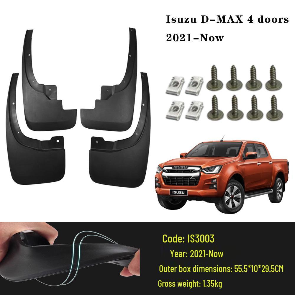 Isuzu D-MAX Mud Flaps (2012-2026) for Two-Door & Four-Door Models