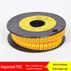PVC Electrician's Number Tube: EC Series Identification Sleeve for 4 Square Special-Shaped Wire