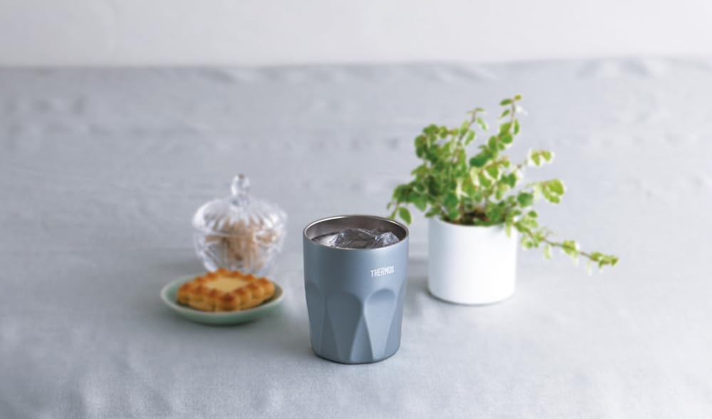 Thermos Vacuum Insulated Tumbler 300ml Misty Blue Glass Cup Design Tumbler MSB JTC-300