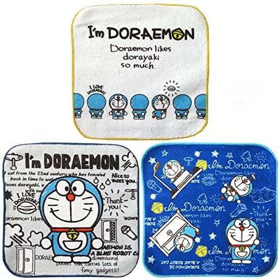 Salonje Doraemon 32501 Mini Towel 3-Piece Set 870764 Im Petit Handkerchief
