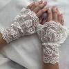 Summer Mesh Lace Hollow Hook Flower Fake Sleeve Set for Women's Fashion with Trumpet Cuffs Lace Fake Sleeves Wrist Cover