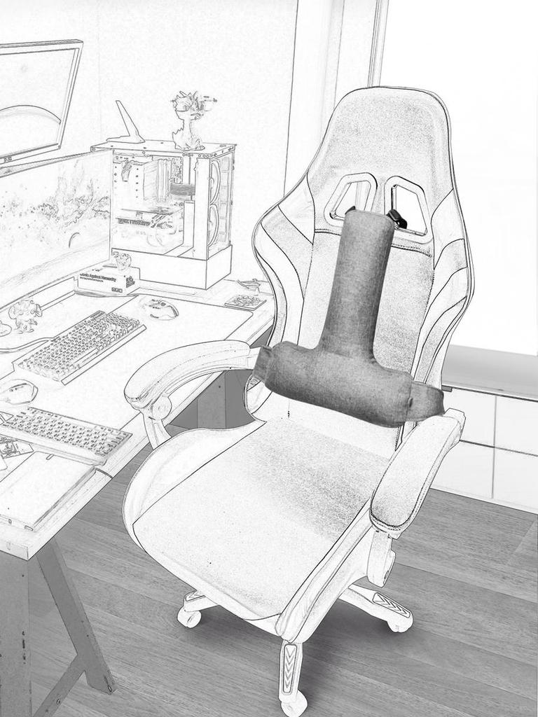 Ekkoseat Cuscino lombare, a forma di T