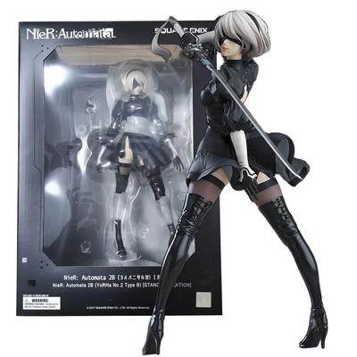 18CM 2B Anime Game NieR:Automata Figure YoRHa No. 2 Type B Animation Model Toys Gifts Collection Desktop Decoration Ornaments