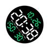 LED Digital Wall Clock Large Display Electronic Alarm Clock Remote Controlled Automatic Backlights Temperature Humidity