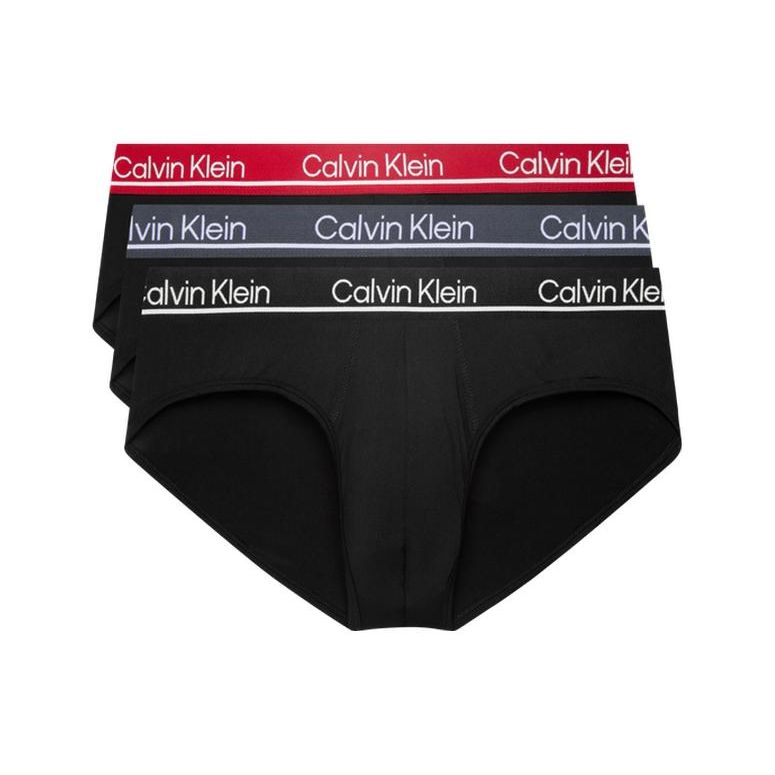 Calvin Klein SS22 Logo Print High Elasticity Lightweight Breathable Triangle Underwear Men underwear NP2442O-0CO M