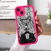 Coque de téléphone JJK Mahito pour iPhone 17 16 15 14 13 12 11 Air Pro Max Plus Rouge Housse Souple en TPU antichoc