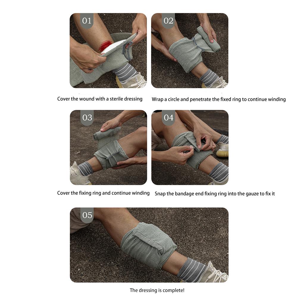Bandage Hemostatic Bandage Emergency Compressing Bandage Trauma Vacuum Bandage Camping Supplies