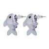 1 Pair Of Resin Earrings Handmade Cute Animal Piercing Earrings Stud Earrings For Women Girls