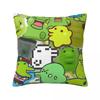 Japan Kuchipatchis Pillow Cover Funny Mametchi Cushion Cover Soft Custom Pillow Case Kawaii Pillowcases For Sofa Car Home Decor