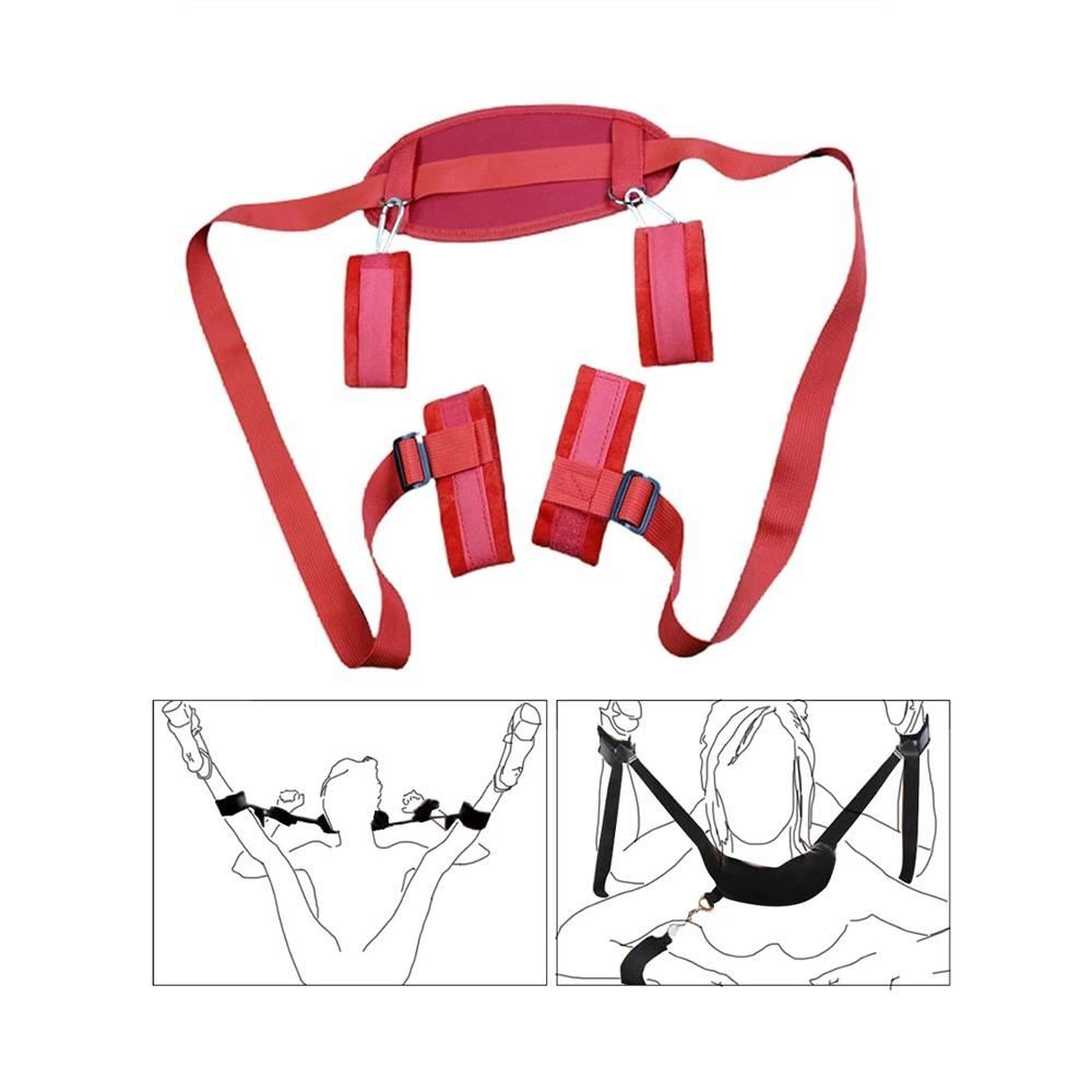 Bondage Kit  Restraints Fetish Erotic Sex Toys For Couples Women Bandage Slave Collars Obedience Handcuffs Master Adult Game