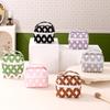 Grid Pattern Trendy Waterproof Makeup Bag Large Capacity Travel Storage Bag
