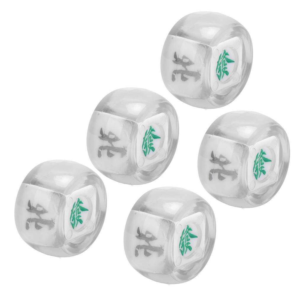 5Pcs Mahjong Wind Direction Dice East South West North Sphere Entertainment Game Dice