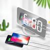 Creative Multi-function LED Mirror Clock Makeup Mirror Digital Alarm Clock Simple Desktop Automatic Photosensitive Electronic Clock