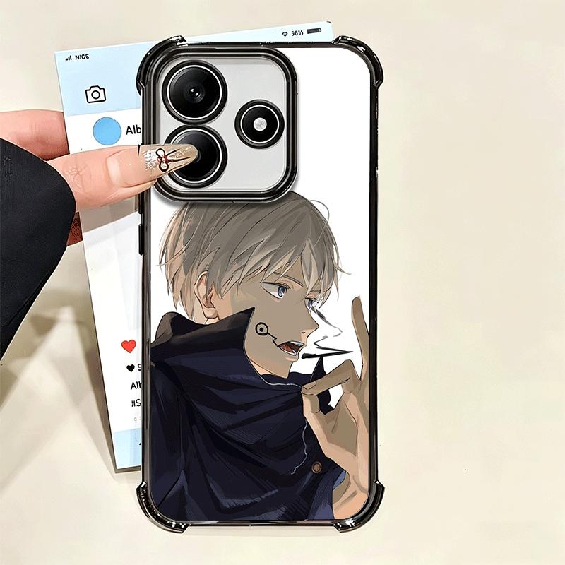 Anime Inumaki Toge JUJUSU Plating Phone Case For Xiaomi Poco X5 X6 X7 X8 Pro Max F8 Ultra F7 M8 M7 M5S Redmi 15C 15 14C 13C 13 X