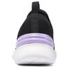 Skechers Sport Womens Trendy Low-Top Casual Running Shoes Women Sneaker Black 149754-BKLV