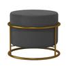 Creative Round Fabric Stool: Stylish, Soft, and Versatile for Living Room, Coffee Table, or Shoe Changing.