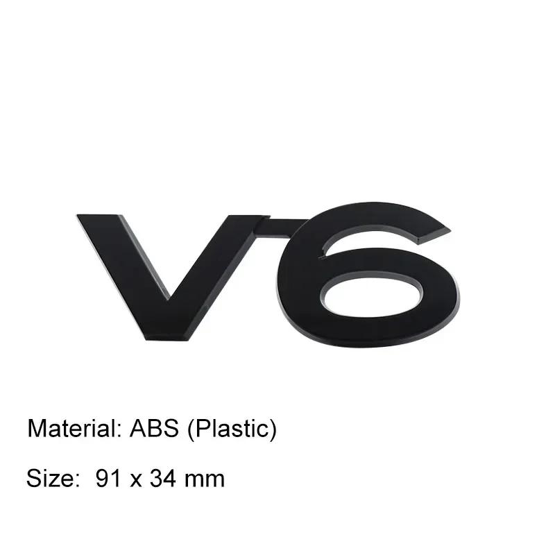 3D Premium 5.7 V6 V8 Car Engine Hood Fender Trunk Tail Rear Decal Emblem Badge Sticker for Prado