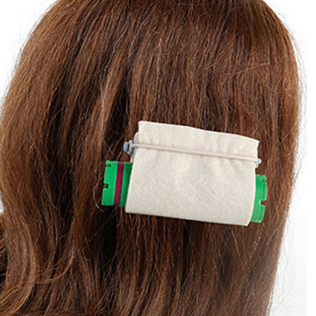 12pcs Hair Heat Insulation Cotton Soft Breathable Portable Hair Heat Foam Pad for Salon Home