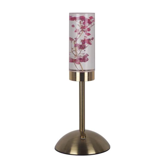 

Настольная лампа с засушенным цветком, акриловая, светодиодная ночная лампа, креативная лампа для создания атмосферы с вечной розой, дизайн с лавандой, теплый свет для спальни, гостиной One Size E