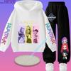 Movie Korean Style Sets Children Hoodies Pullover Sweatshirt Trucksuit Cartoon Girls Boy Kids Clothes