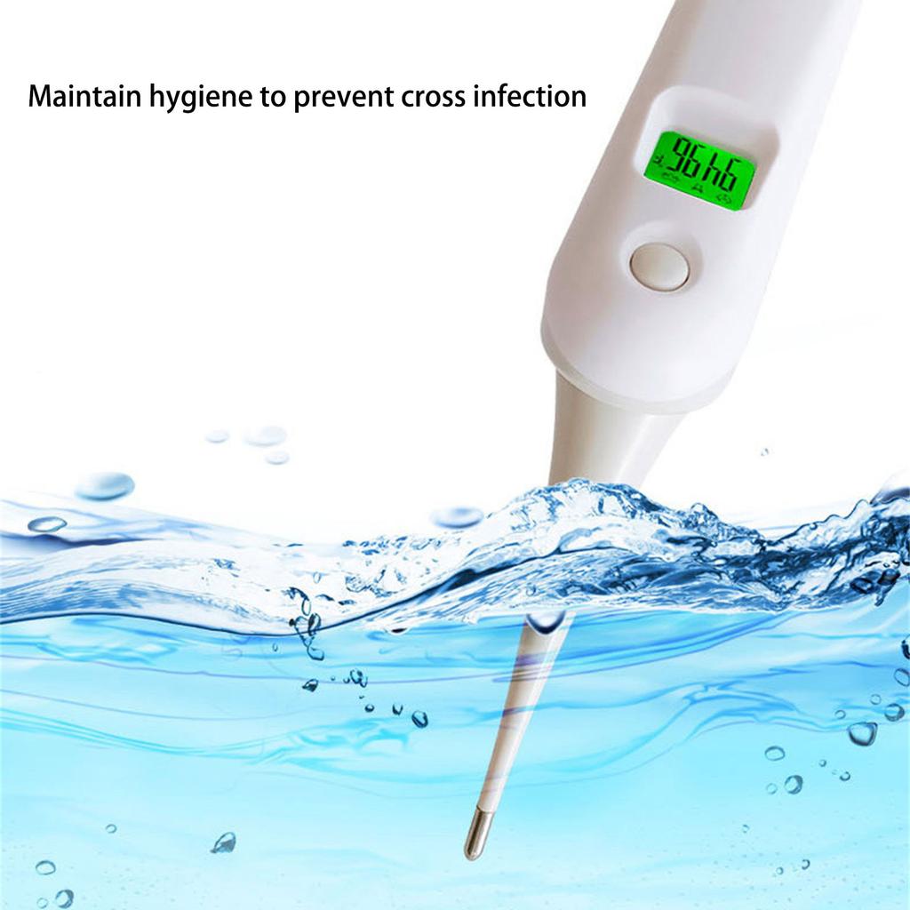 Digitales Haustierthermometer Wasserdichtes LCD-Display für Genaue Temperaturmessung bei Hunden Katzen Pferden