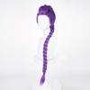 Rumi Cosplay Synthetic Wig Pre Braided Purple Woman Hair 105cm Fluffy Yaki Ponytail  Anime Heat Resistant Wigs